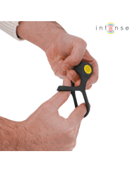 Intense - Vibratore Alex Doppio Anello Per Pene 10 Vibrazioni Nero - INTENSE COUPLES TOYS - Vibratori | erosidea.com