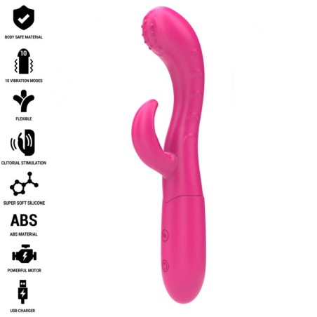Vibratore Intense Amara Con Lingua Stimolante - INTENSE FUN - Vibratori Doppi | erosidea.com