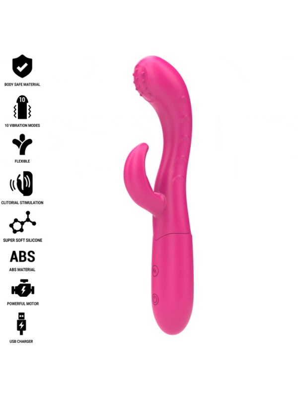 Vibratore Intense Amara Con Lingua Stimolante - INTENSE FUN - Vibratori Doppi | erosidea.com