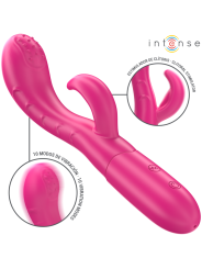 Vibratore Intense Amara Con Lingua Stimolante - INTENSE FUN - Vibratori Doppi | erosidea.com
