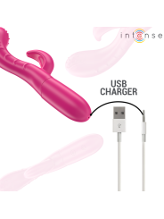 Vibratore Intense Amara Con Lingua Stimolante - INTENSE FUN - Vibratori Doppi | erosidea.com