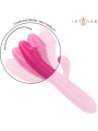 Intense - Vibratore Flessibile Ivy 10 Vibrazioni Con Stimolazione Della Lingua Rosa - INTENSE FUN - Vibratori | erosidea.com