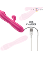 Intense - Vibratore Flessibile Ivy 10 Vibrazioni Con Stimolazione Della Lingua Rosa - INTENSE FUN - Vibratori | erosidea.com