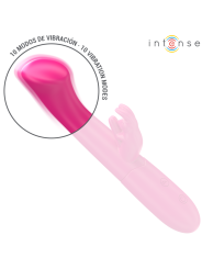 Vibratore Rabbit Intense Julieta Rosa 18.6 Cm - INTENSE FUN - Vibratori Rabbit | erosidea.com