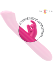 Vibratore Rabbit Intense Julieta Rosa 18.6 Cm - INTENSE FUN - Vibratori Rabbit | erosidea.com