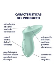 Vibratore Exciterrr Lay-On Per Clitoride Menta - SATISFYER VIBRATOR - Vibratori Clitoride | erosidea.com