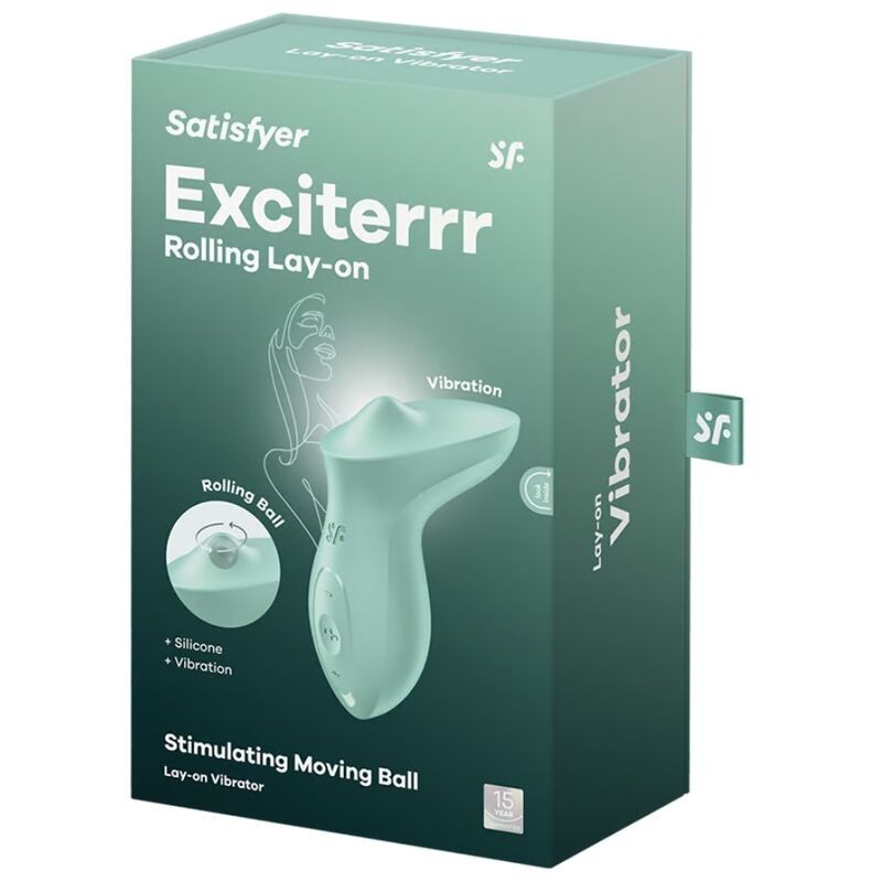 Vibratore Exciterrr Lay-On Per Clitoride Menta - SATISFYER VIBRATOR - Vibratori Clitoride | erosidea.com