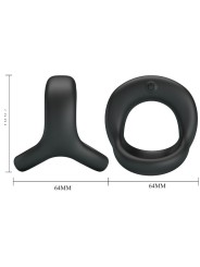 Elliott Anello Vibrante Nero - PRETTY LOVE - Anelli Fallici | erosidea.com