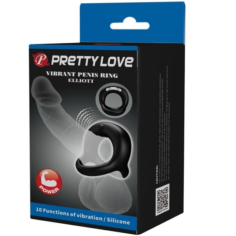 Elliott Anello Vibrante Nero - PRETTY LOVE - Anelli Fallici | erosidea.com