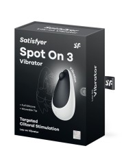 Satisfyer - Stimolatore Clitoride Spot On 3 - Nero - SATISFYER VIBRATOR - Promozioni Erosidea | erosidea.com