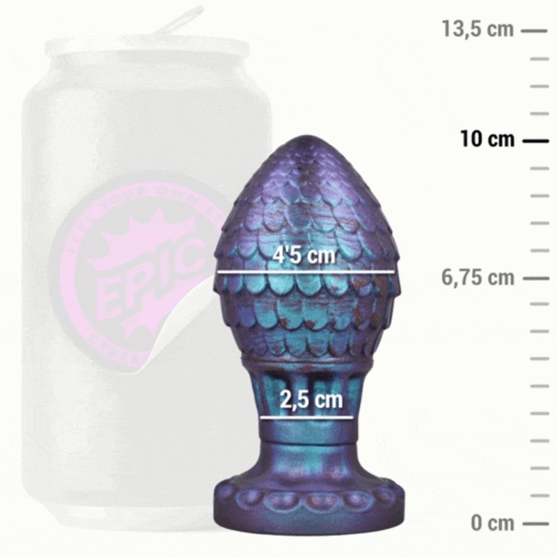 Epic - Vrakos Plug Anale Dragon Egg Taglia S - EPIC - Plug e Catene Anali | erosidea.com