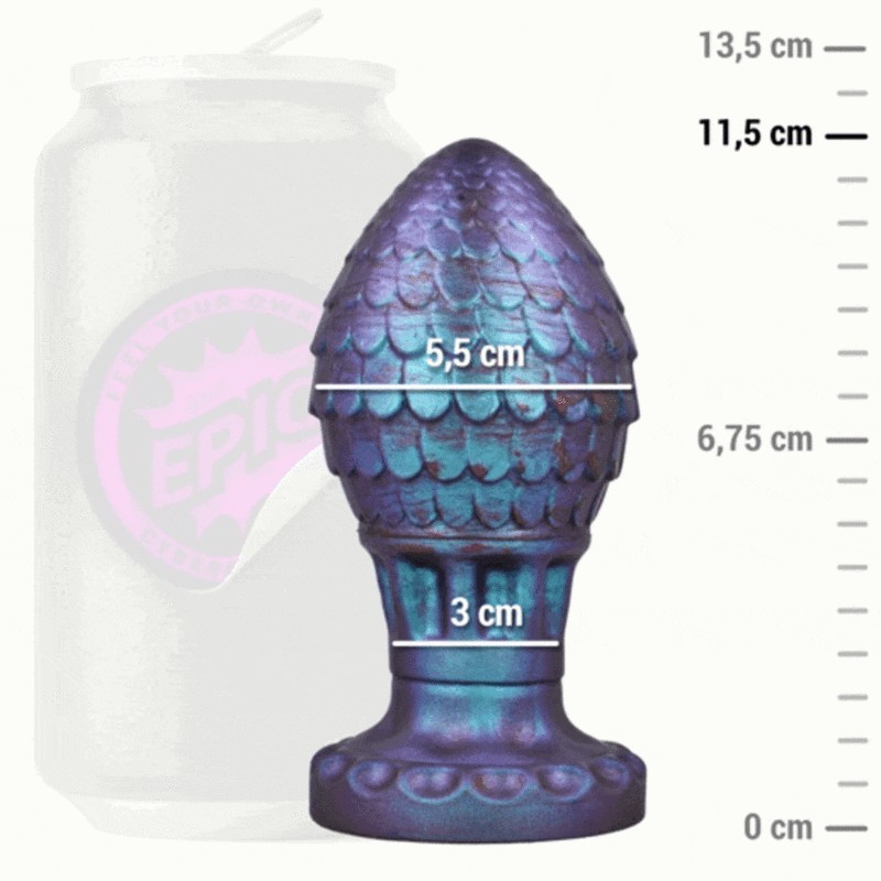 Epic - Vrakos Plug Anale Dragon Egg Taglia M - EPIC - Plug e Catene Anali | erosidea.com