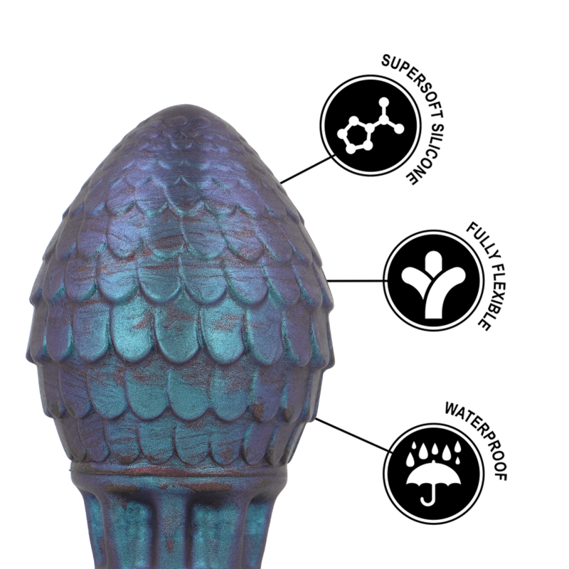 Epic - Vrakos Plug Anale Dragon Egg Taglia L - EPIC - Plug e Catene Anali | erosidea.com