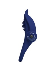 Bronson Anello Doppio Con Vibrazione Blu - PRETTY LOVE MALE - Anelli Fallici | erosidea.com