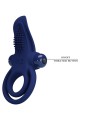 Bronson Anello Doppio Con Vibrazione Blu - PRETTY LOVE MALE - Anelli Fallici | erosidea.com