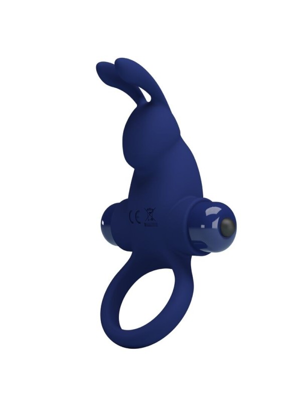 Jiro Anello Rabbit Con Vibrazione Blu - PRETTY LOVE MALE - Vibratori Rabbit | erosidea.com