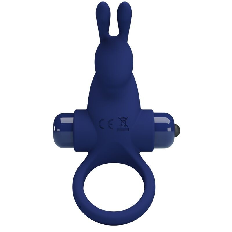 Jiro Anello Rabbit Con Vibrazione Blu - PRETTY LOVE MALE - Vibratori Rabbit | erosidea.com
