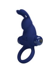 Jiro Anello Rabbit Con Vibrazione Blu - PRETTY LOVE MALE - Vibratori Rabbit | erosidea.com