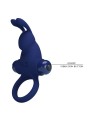 Jiro Anello Rabbit Con Vibrazione Blu - PRETTY LOVE MALE - Vibratori Rabbit | erosidea.com