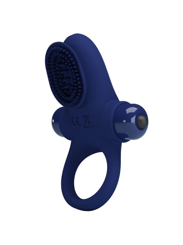 Palle Anello Con Vibrazione Blu - PRETTY LOVE MALE - Anelli Fallici | erosidea.com