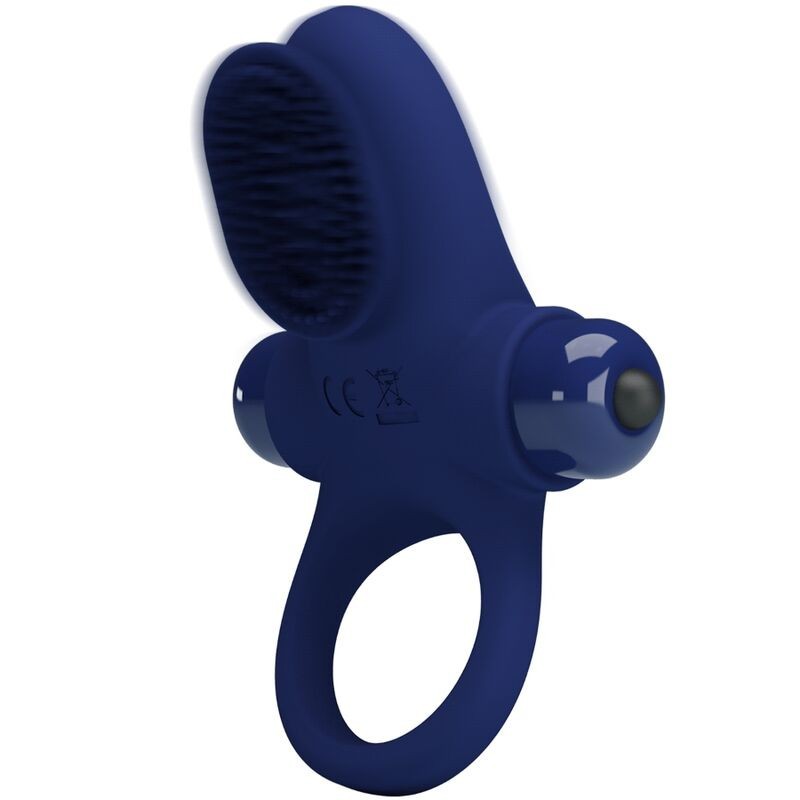 Palle Anello Con Vibrazione Blu - PRETTY LOVE MALE - Anelli Fallici | erosidea.com