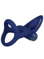 Mat Doppio Anello Con Vibrazione E Stimolatore Blu - PRETTY LOVE MALE - Anelli Fallici | erosidea.com