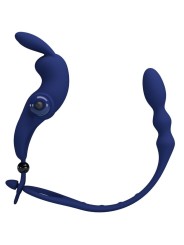 Vibratore Ayad Anello Rabbit Con Spina Blu - PRETTY LOVE MALE - Vibratori Rabbit | erosidea.com