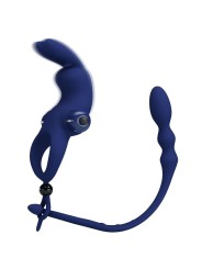 Vibratore Ayad Anello Rabbit Con Spina Blu - PRETTY LOVE MALE - Vibratori Rabbit | erosidea.com
