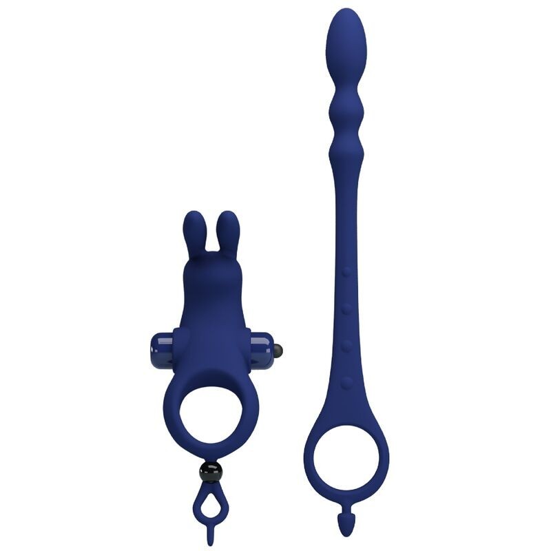 Vibratore Ayad Anello Rabbit Con Spina Blu - PRETTY LOVE MALE - Vibratori Rabbit | erosidea.com