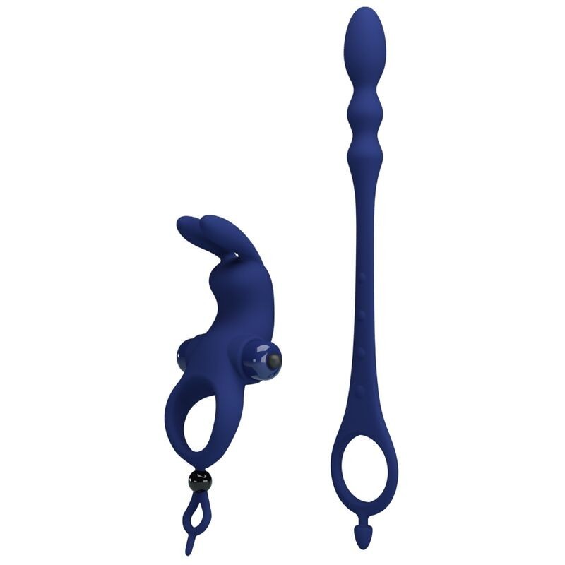 Vibratore Ayad Anello Rabbit Con Spina Blu - PRETTY LOVE MALE - Vibratori Rabbit | erosidea.com