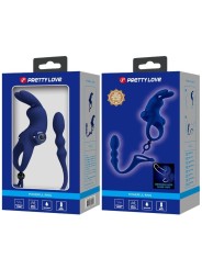 Vibratore Ayad Anello Rabbit Con Spina Blu - PRETTY LOVE MALE - Vibratori Rabbit | erosidea.com