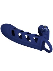 Vibratore Altaf Anello Con Guaina In Silicone Blu - PRETTY LOVE MALE - Vibratori | erosidea.com