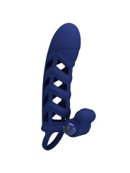 Vibratore Altaf Anello Con Guaina In Silicone Blu - PRETTY LOVE MALE - Vibratori | erosidea.com