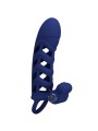 Vibratore Altaf Anello Con Guaina In Silicone Blu - PRETTY LOVE MALE - Vibratori | erosidea.com