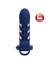 Vibratore Altaf Anello Con Guaina In Silicone Blu - PRETTY LOVE MALE - Vibratori | erosidea.com