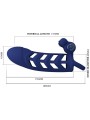 Vibratore Altaf Anello Con Guaina In Silicone Blu - PRETTY LOVE MALE - Vibratori | erosidea.com