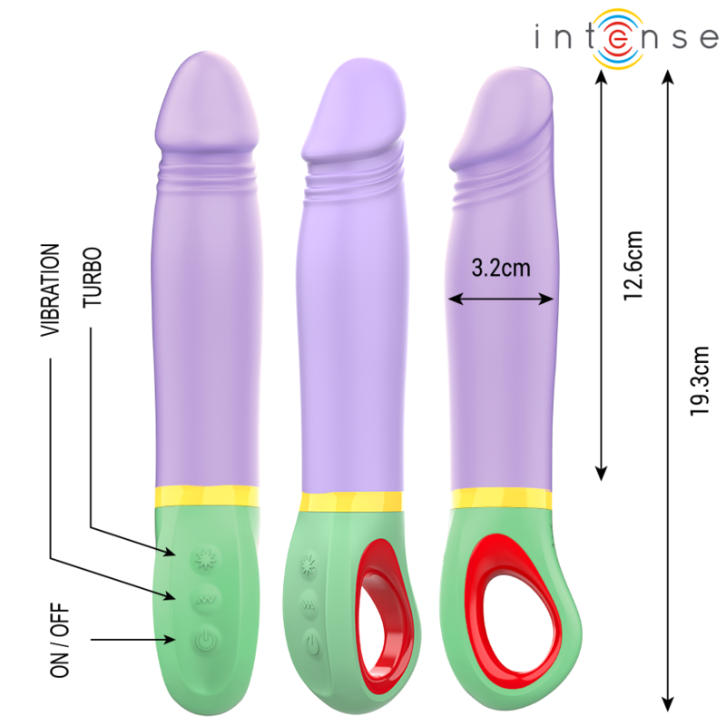 Vibratore Intense Velma Classico Viola - INTENSE FUN - Vibratori Classici | erosidea.com