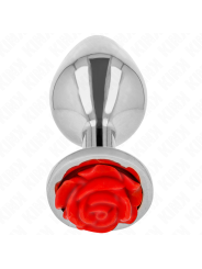 Kink - Plug Anale Rosa Rosso Taglia M - KINK PLEASURE PLUGS - Plug e Catene Anali | erosidea.com