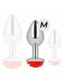 Kink - Plug Anale Rosa Rosso Taglia M - KINK PLEASURE PLUGS - Plug e Catene Anali | erosidea.com