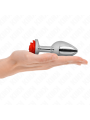 Kink - Plug Anale Rosa Rosso Taglia L - KINK PLEASURE PLUGS - Plug e Catene Anali | erosidea.com