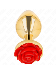 Kink - Plug Anale Oro Rosa Rosso Taglia L - KINK PLEASURE PLUGS - Plug e Catene Anali | erosidea.com
