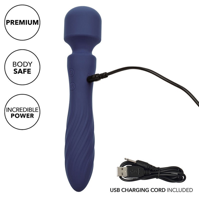 Calexotics - Charisma Mystique Massaggiatore Doppio Motore 12 Funzioni 205 Cm X 45 Cm Viola - CALEXOTICS - Magic Wand | erosidea.com