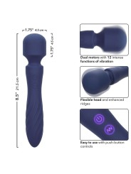 Calexotics - Charisma Mystique Massaggiatore Doppio Motore 12 Funzioni 205 Cm X 45 Cm Viola - CALEXOTICS - Magic Wand | erosidea.com