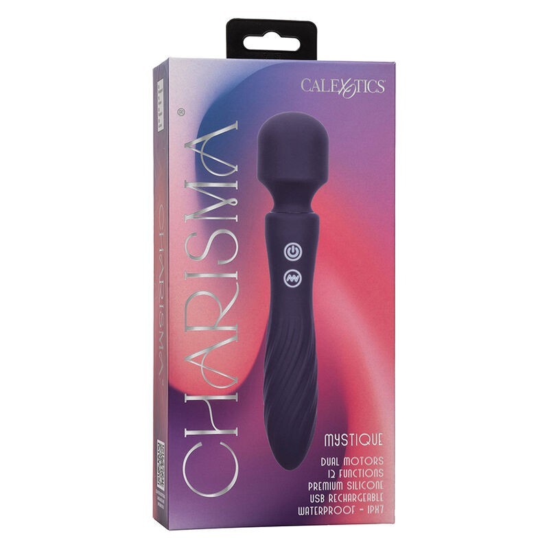 Calexotics - Charisma Mystique Massaggiatore Doppio Motore 12 Funzioni 205 Cm X 45 Cm Viola - CALEXOTICS - Magic Wand | erosidea.com