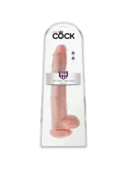 King Cock - Dildo Con Sfere 35.6 Cm Carne - KING COCK - Dildo Realistici | erosidea.com