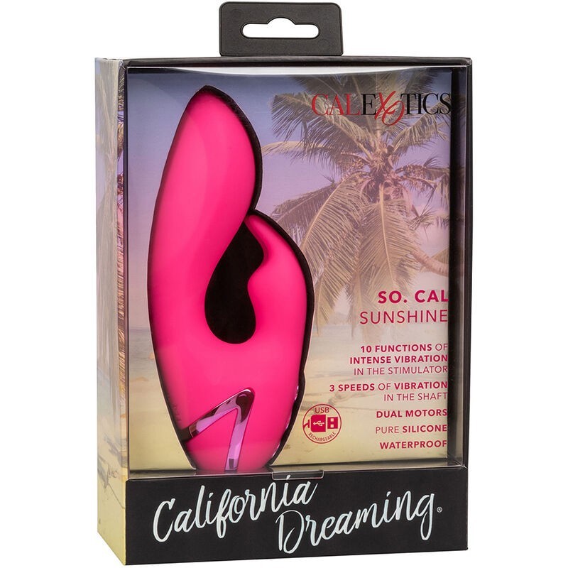 Vibratore Calexotics So. Cal Sunshine Rabbit Fucsia Di California Dreaming - CALEXOTICS - Vibratori Rabbit | erosidea.com