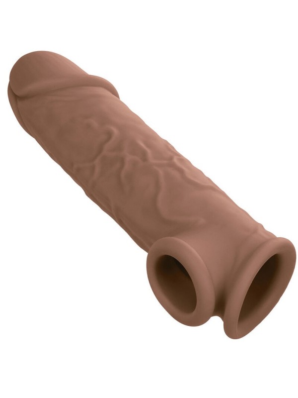 Calexotics - Performance Maxx Life-Like Extension 7 Pelle Marrone - CALEXOTICS - Guaine e Prolunghe | erosidea.com