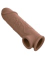 Calexotics - Performance Maxx Life-Like Extension 7 Pelle Marrone - CALEXOTICS - Guaine e Prolunghe | erosidea.com
