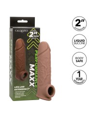 Calexotics - Performance Maxx Life-Like Extension 7 Pelle Marrone - CALEXOTICS - Guaine e Prolunghe | erosidea.com