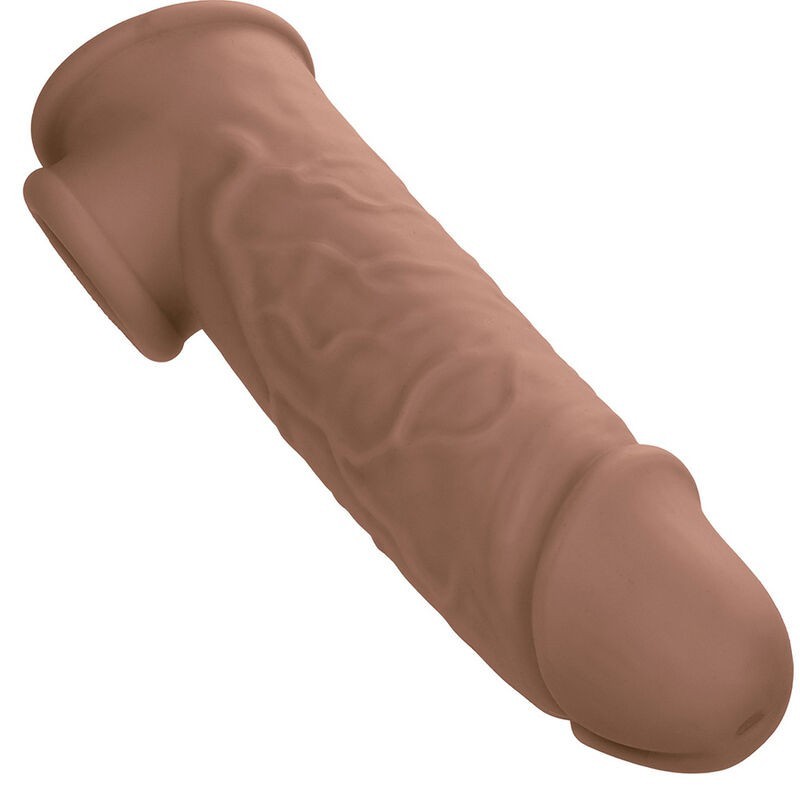 Calexotics - Performance Maxx Life-Like Extension 7 Pelle Marrone - CALEXOTICS - Guaine e Prolunghe | erosidea.com